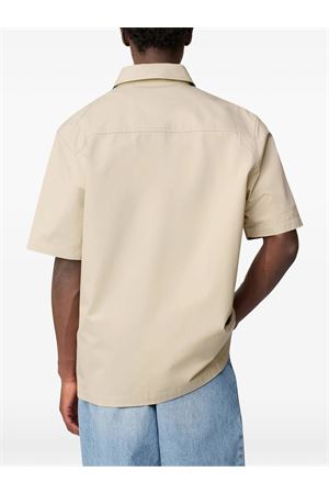 Camicia Drew in cotone beige AXEL ARIGATO | A3980002PALEBEIGE